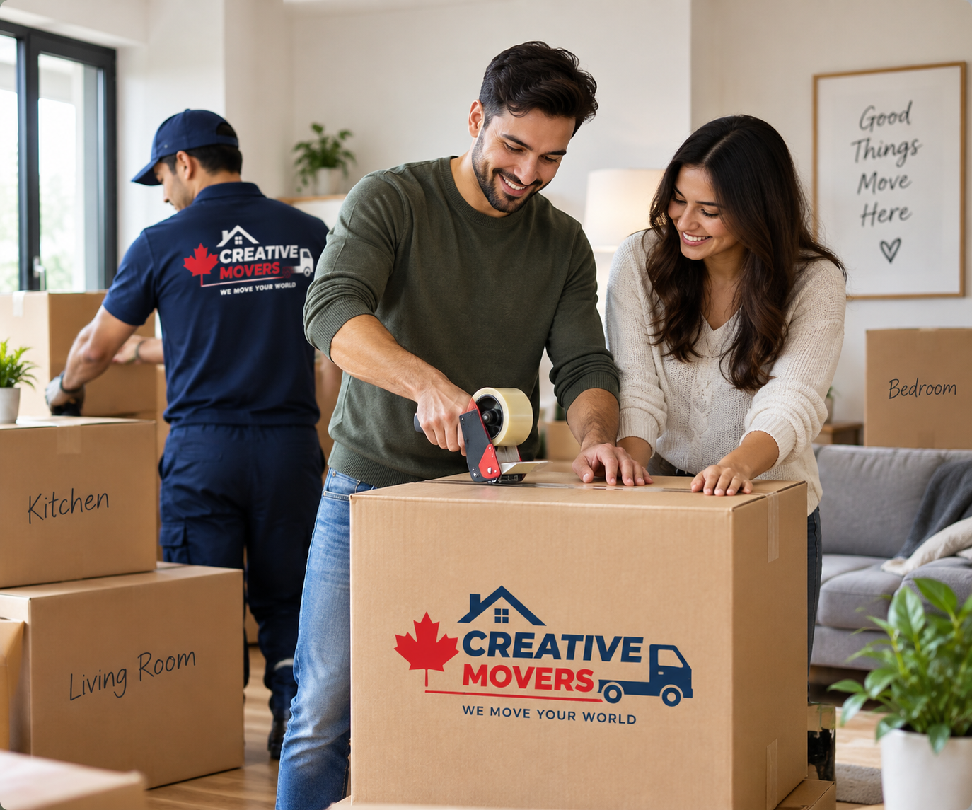 Creative Movers residential moving service