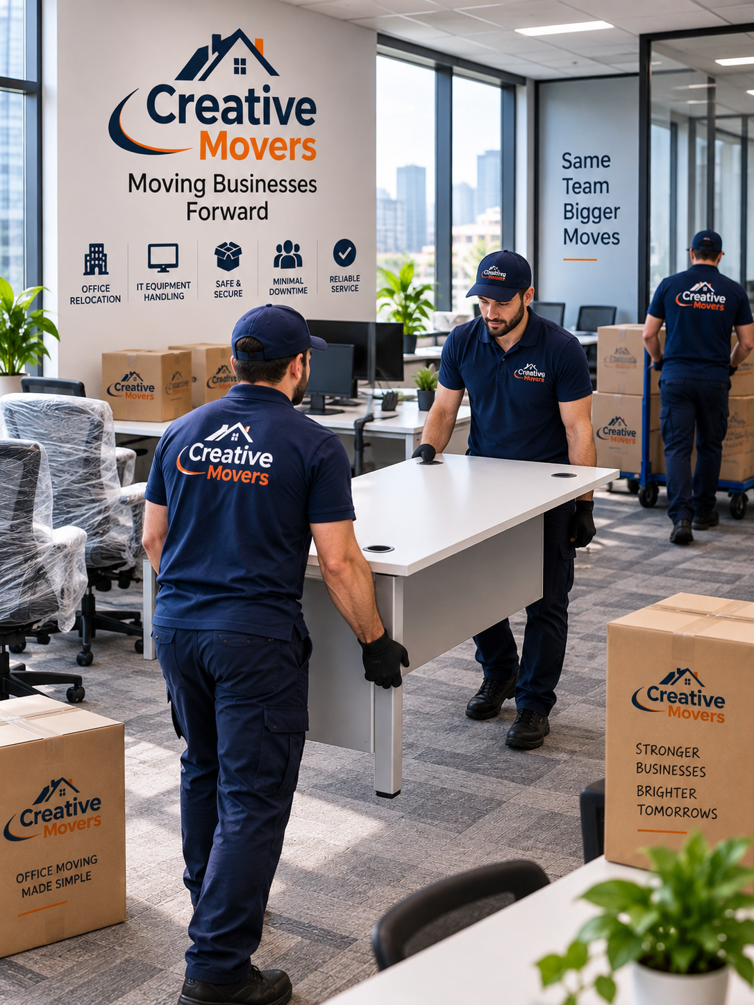 Office and Commercial Moving - Creative Movers